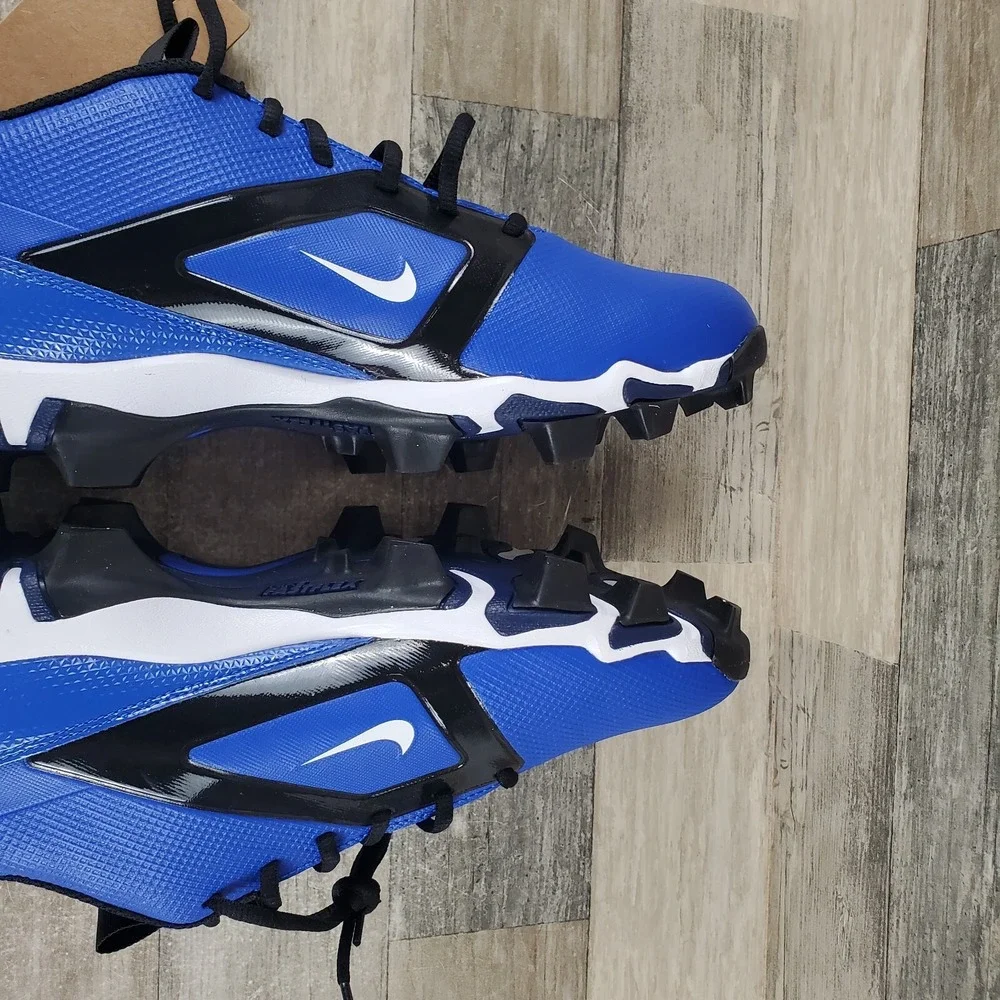 Nike Alpha Menace 4 Shark Mens Shoes Sz 13 Blue‎ Bright White Football Cleats